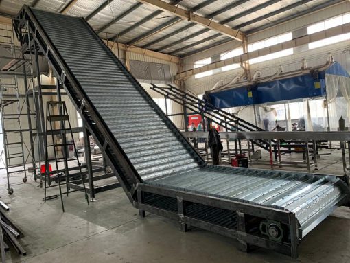 Băng tải xích tấm bản lề 9