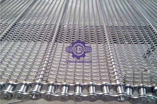 Băng tải Lưới Inox Ngăn