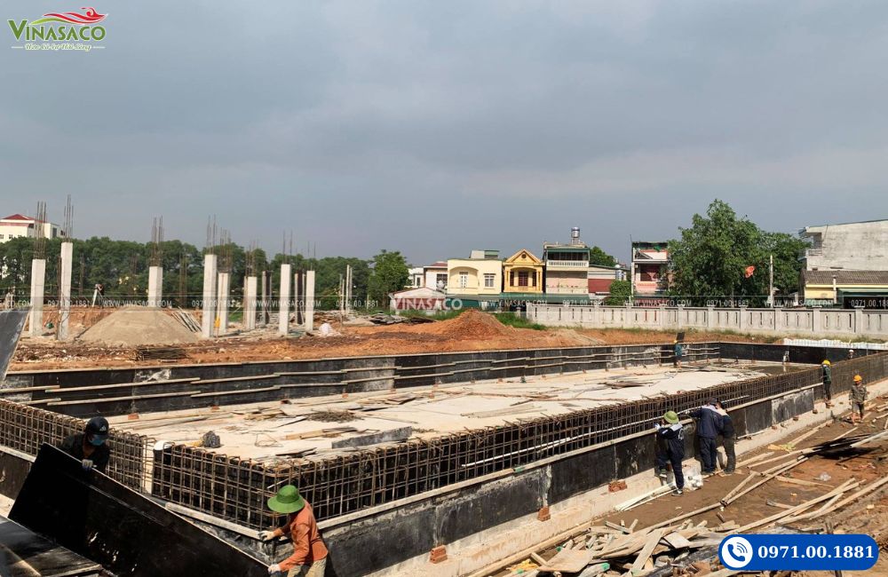 Thi công bể bơi chuẩn kỹ thuật